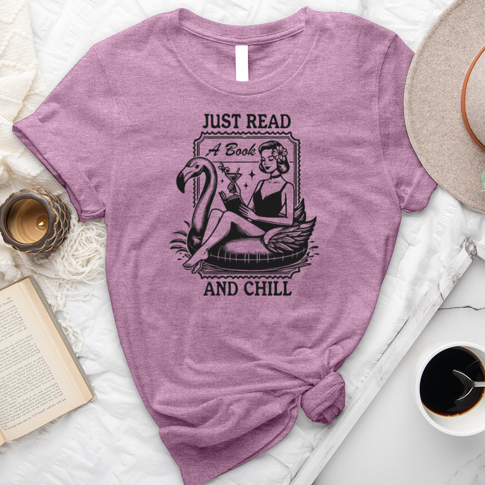 read and chill unisex tee