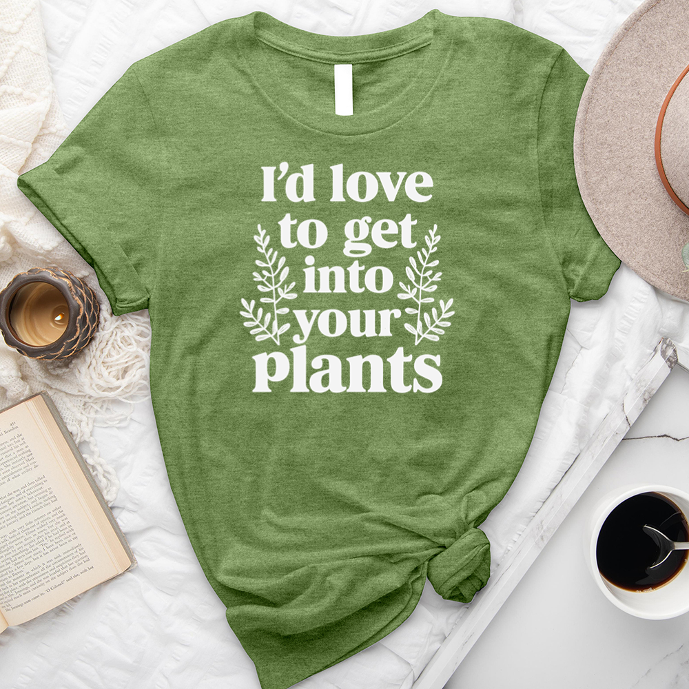 into your plants unisex tee