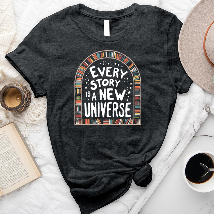 every story is a new universe unisex tee