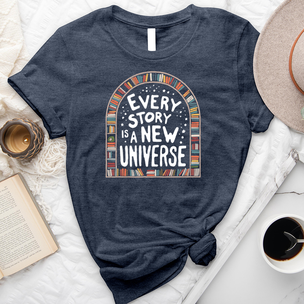 every story is a new universe unisex tee