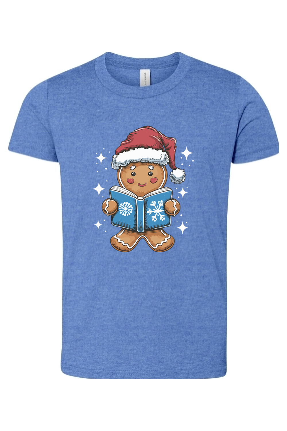 gingerbread reading youth tee