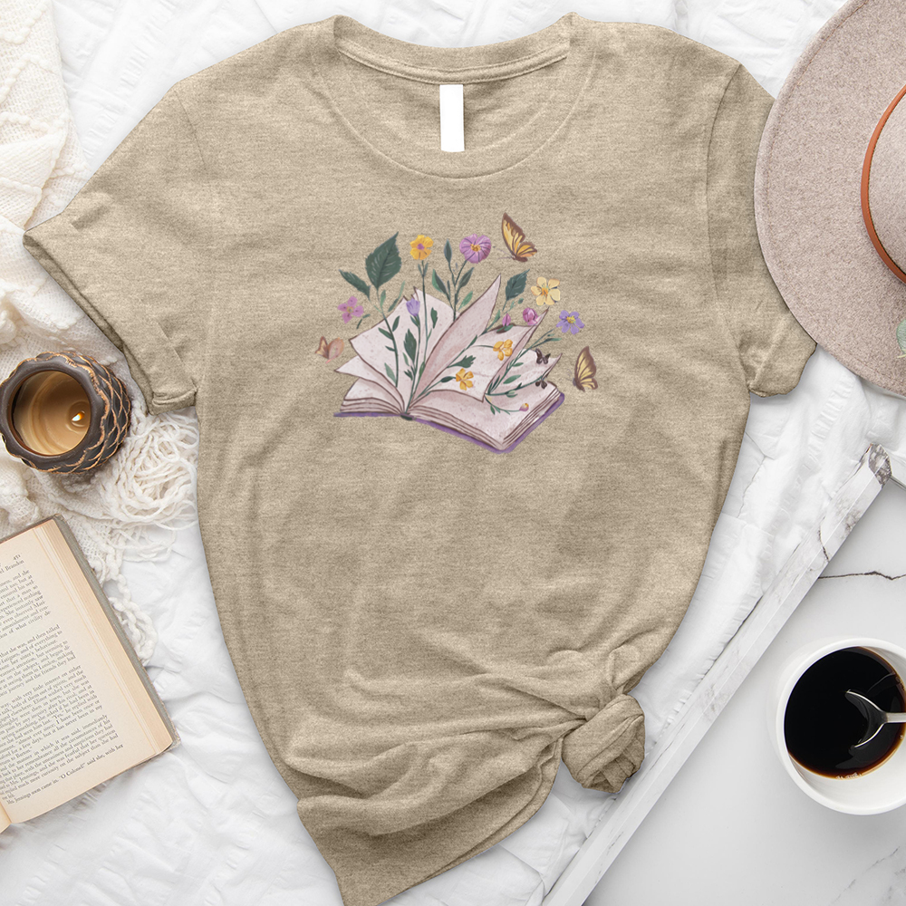 beautiful book unisex tee