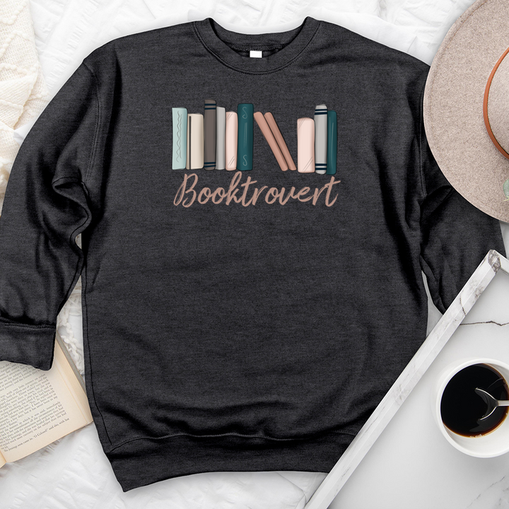 booktrovert color premium crewneck sweatshirt