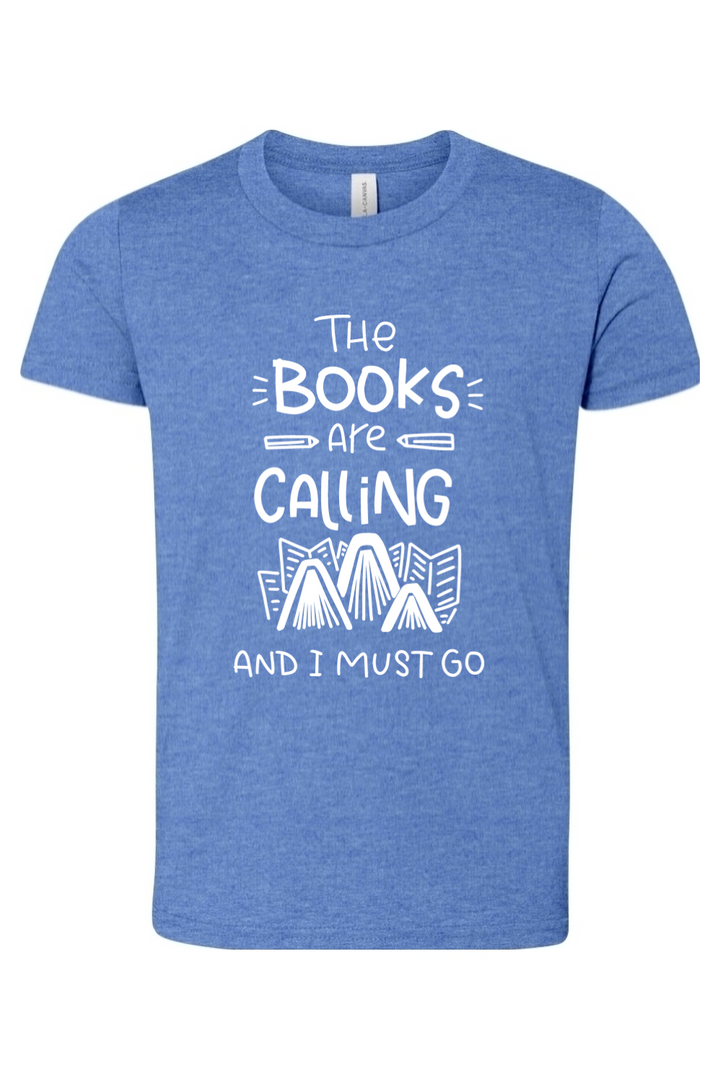 The books are calling youth tee