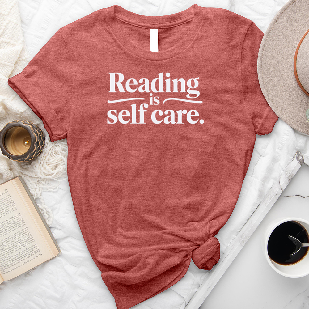 reading self care unisex tee