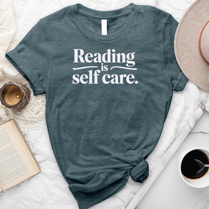 reading self care unisex tee