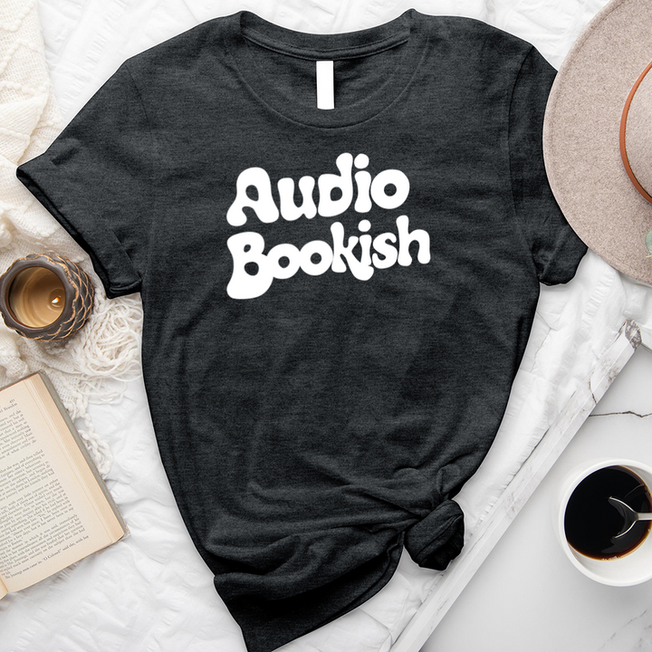 audio bookish unisex tee