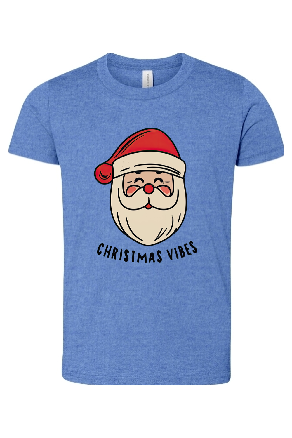 christmas vibes youth tee