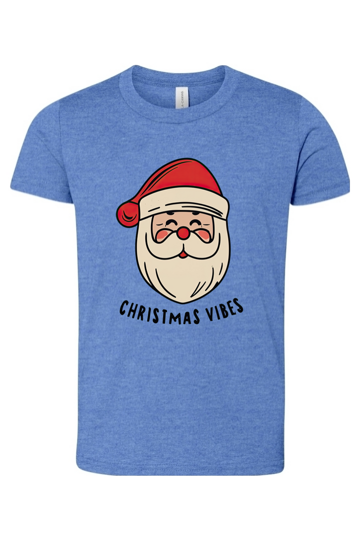 christmas vibes youth tee