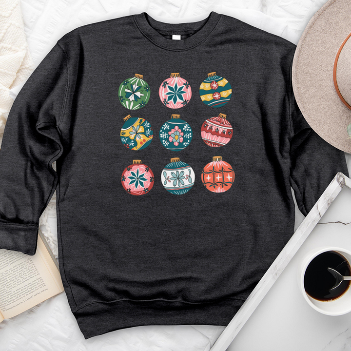 christmas ornaments premium crewneck sweatshirt