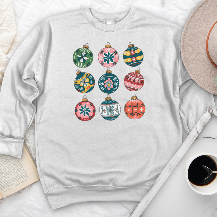 christmas ornaments premium crewneck sweatshirt