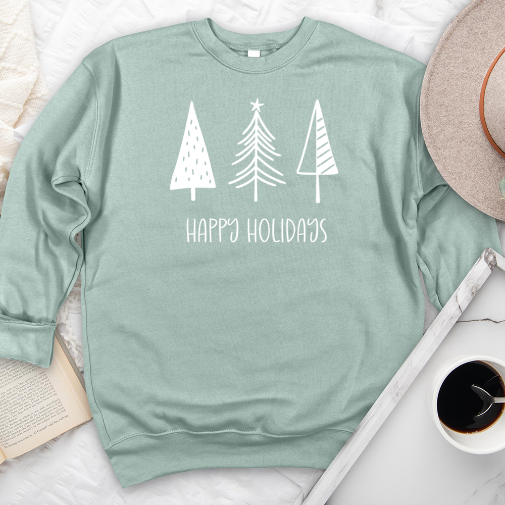 happy holidays premium crewneck sweatshirt