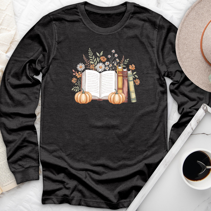 autumn pages long sleeve unisex tee
