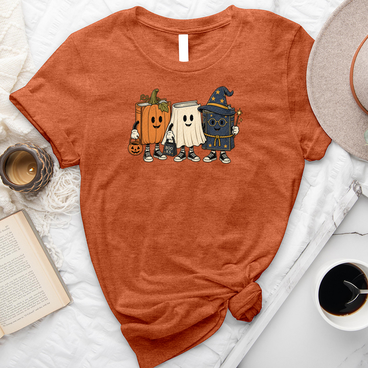 books in costume unisex tee