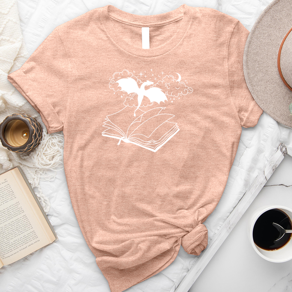 dragon book unisex tee