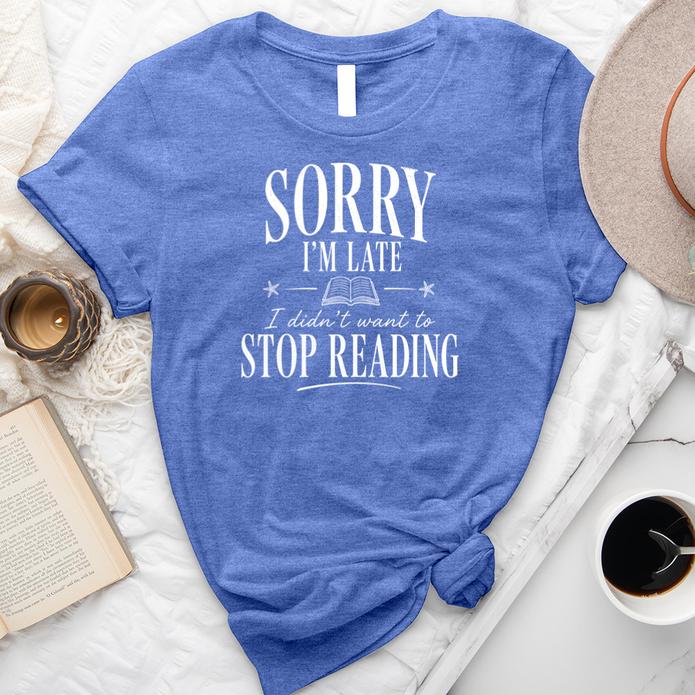 didn't want to stop reading unisex tee