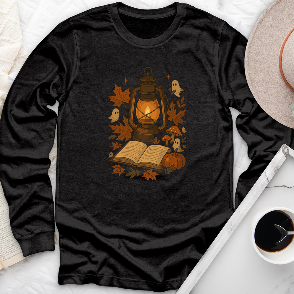 lantern lit stories long sleeve unisex tee