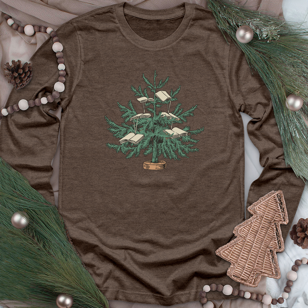 book ornaments long sleeve unisex tee