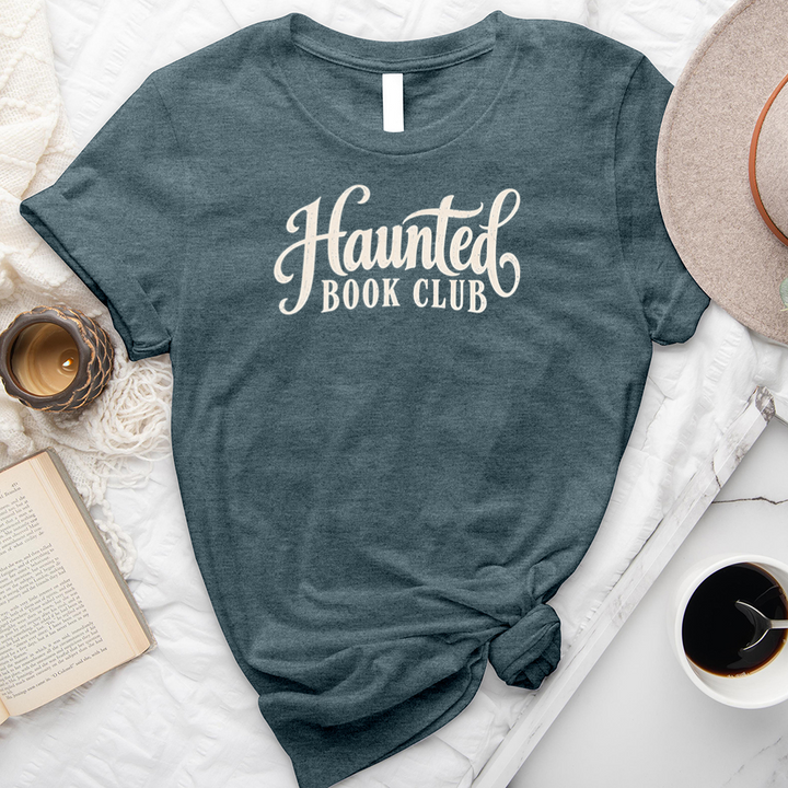 haunted book club unisex tee