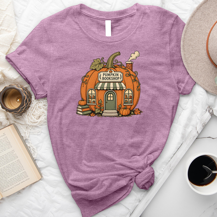 pumpkin bookshop unisex tee