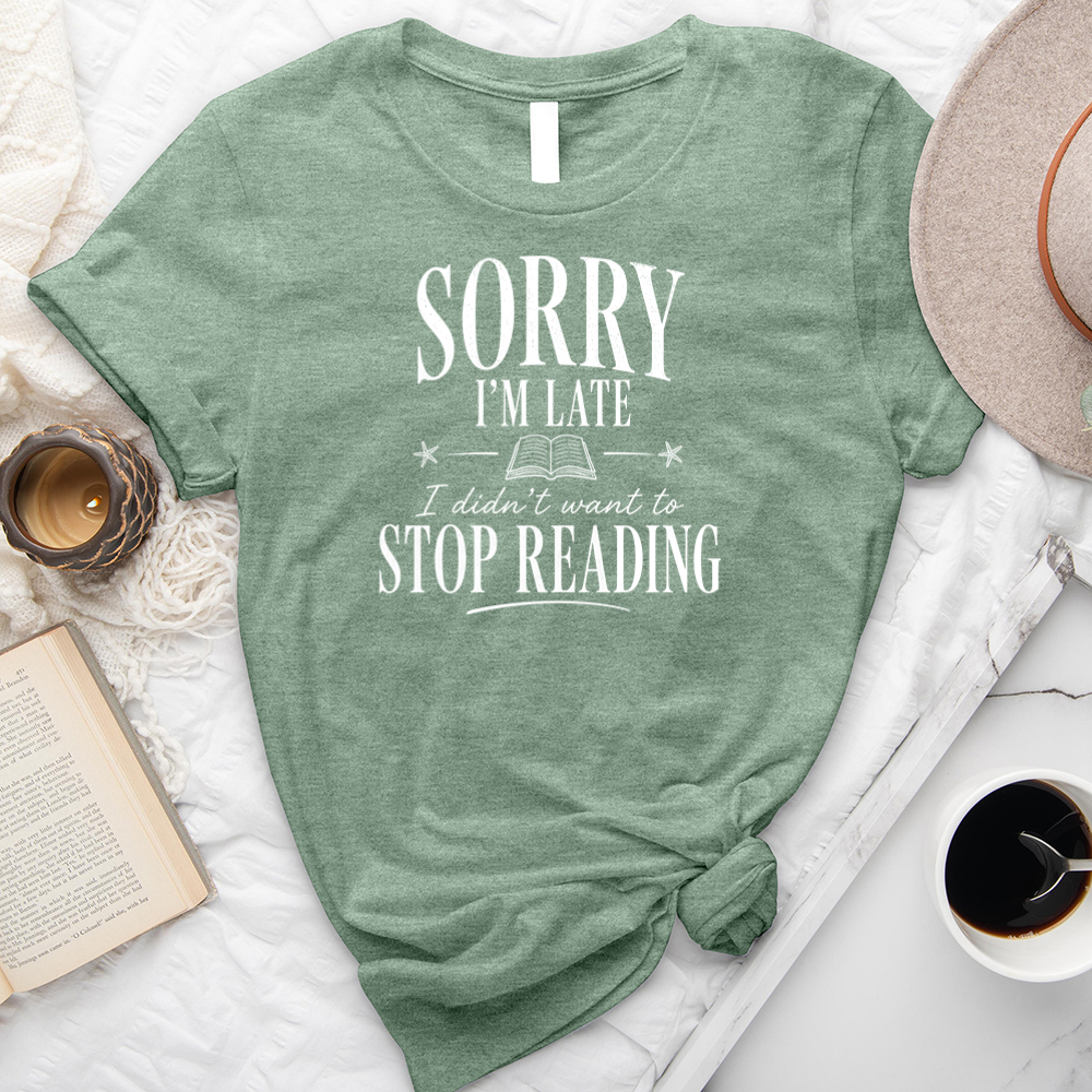didn't want to stop reading unisex tee