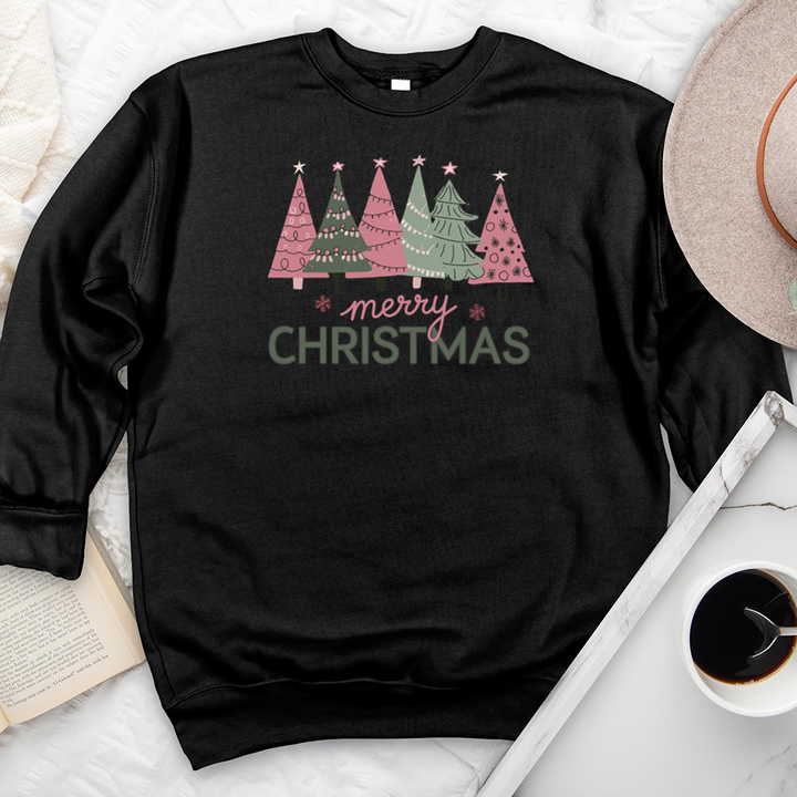 pink trees premium crewneck sweatshirt