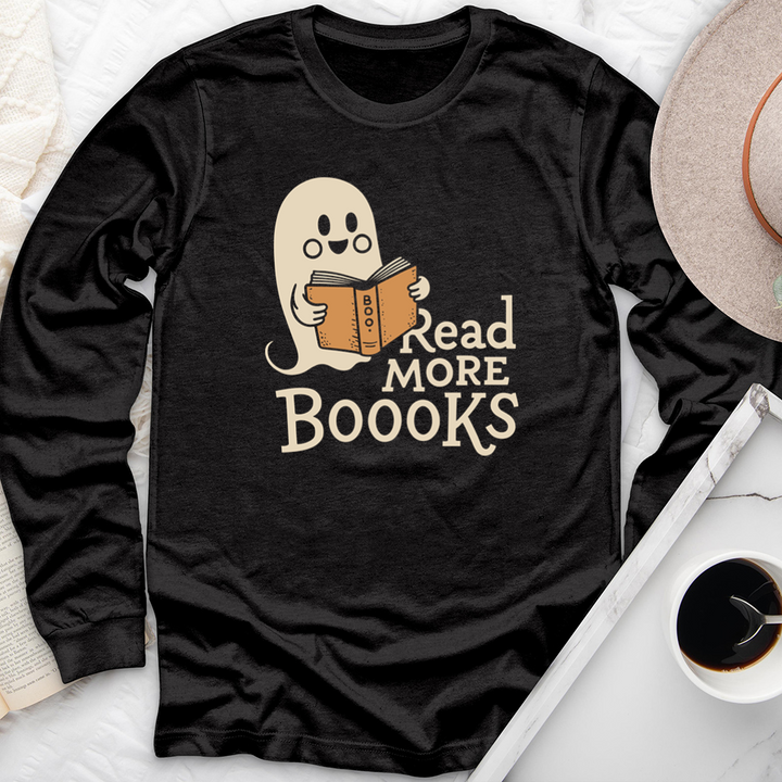 read more boooks period long sleeve unisex tee