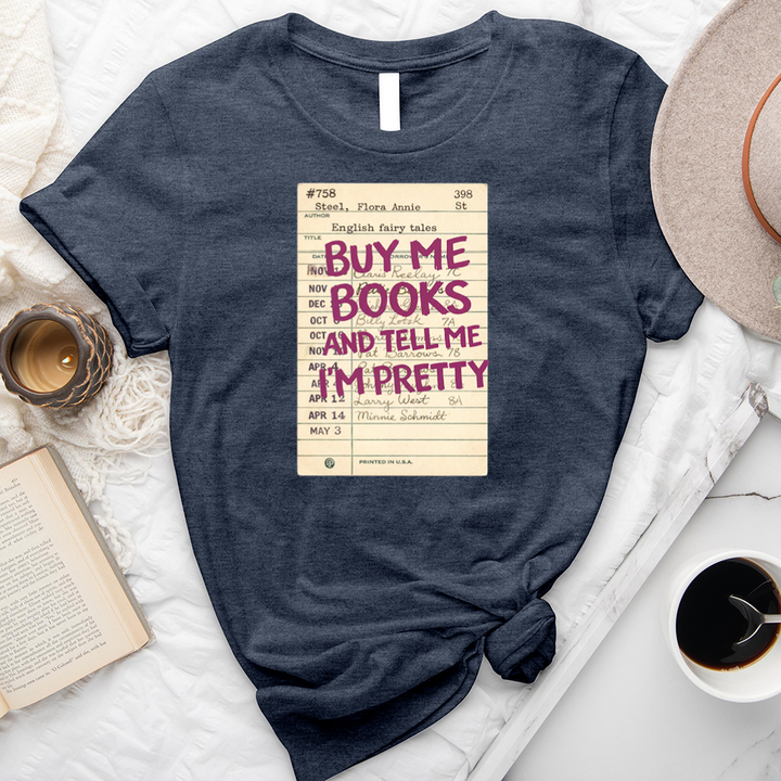 buy me books card unisex tee