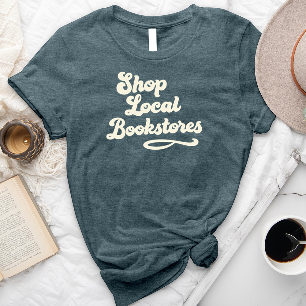 shop local bookstores unisex tee