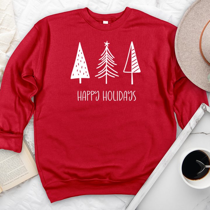 happy holidays premium crewneck sweatshirt
