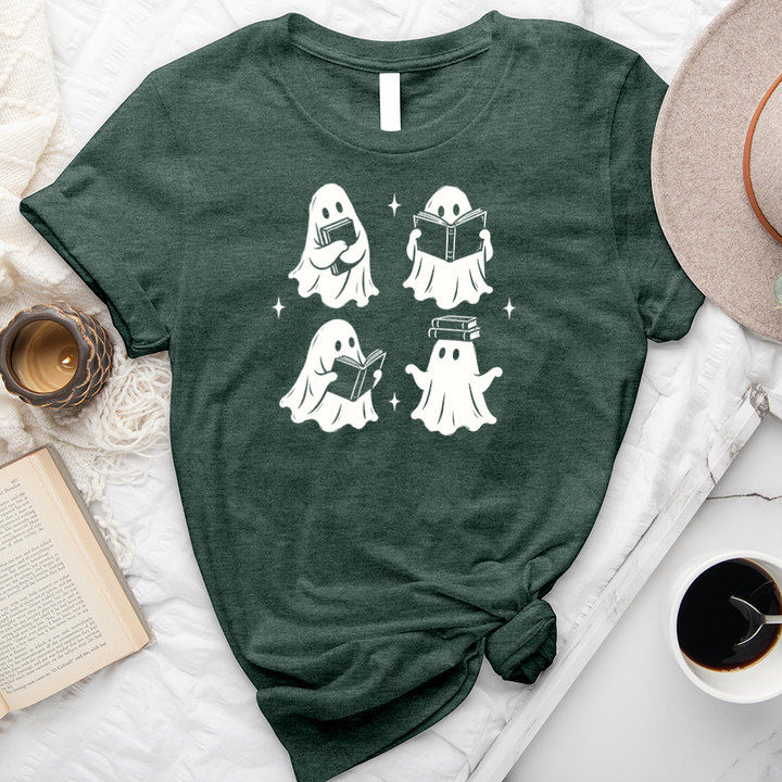 four ghosts of reading unisex tee