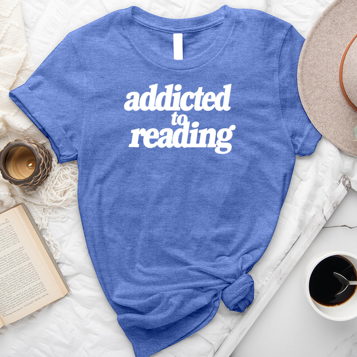 addicted to reading unisex tee