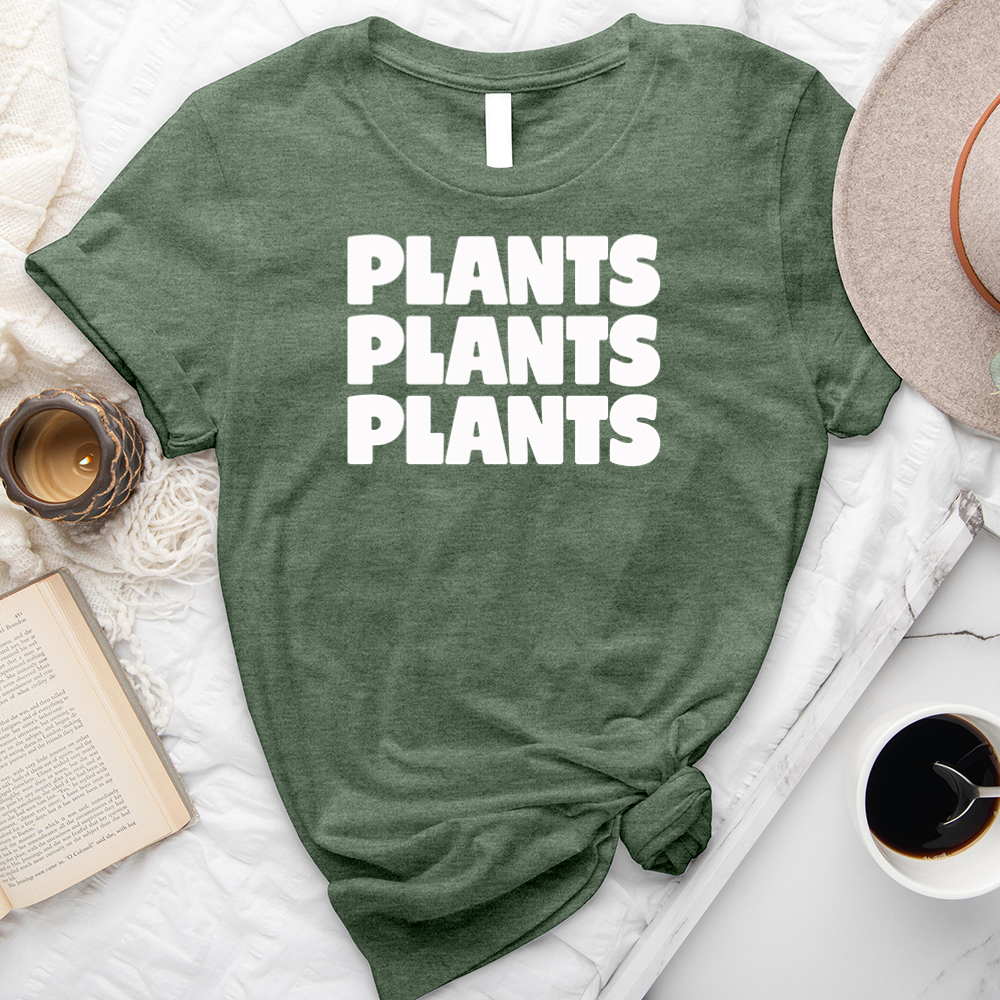 bold plants plants plants unisex tee