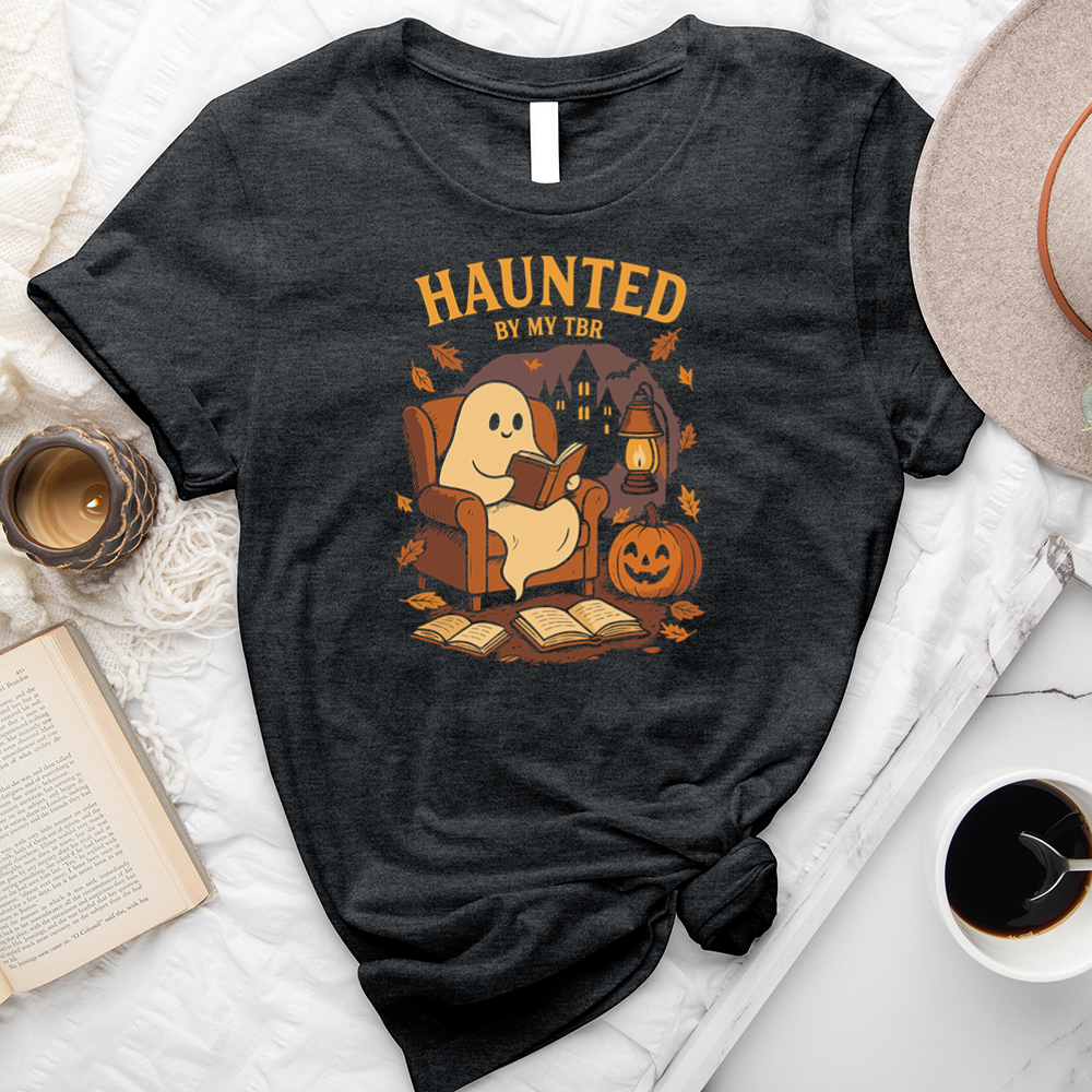 haunted tbr unisex tee