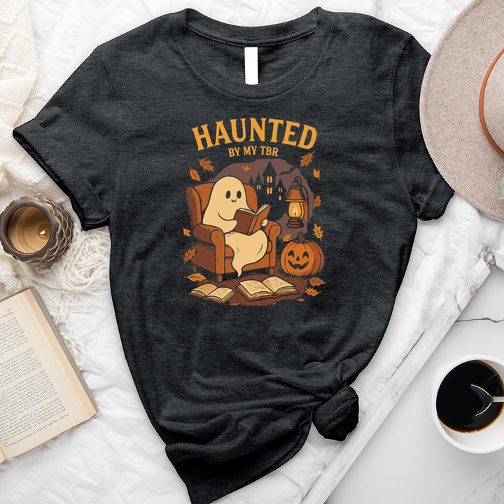 haunted tbr unisex tee