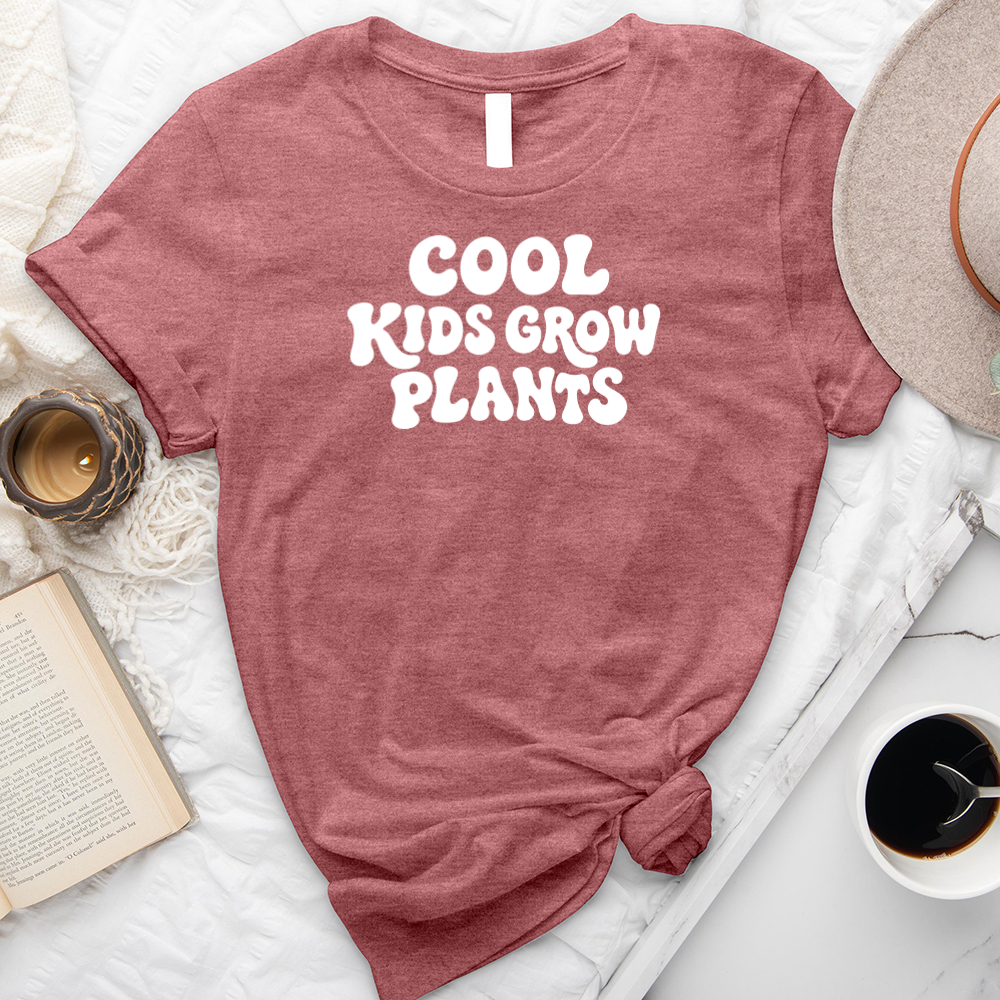 cool kids grow plants unisex tee