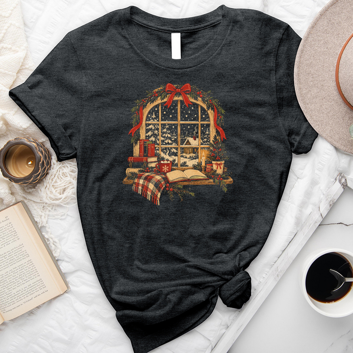 window into christmas unisex tee