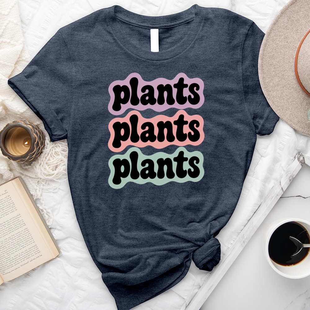 plants plants plants outline unisex tee