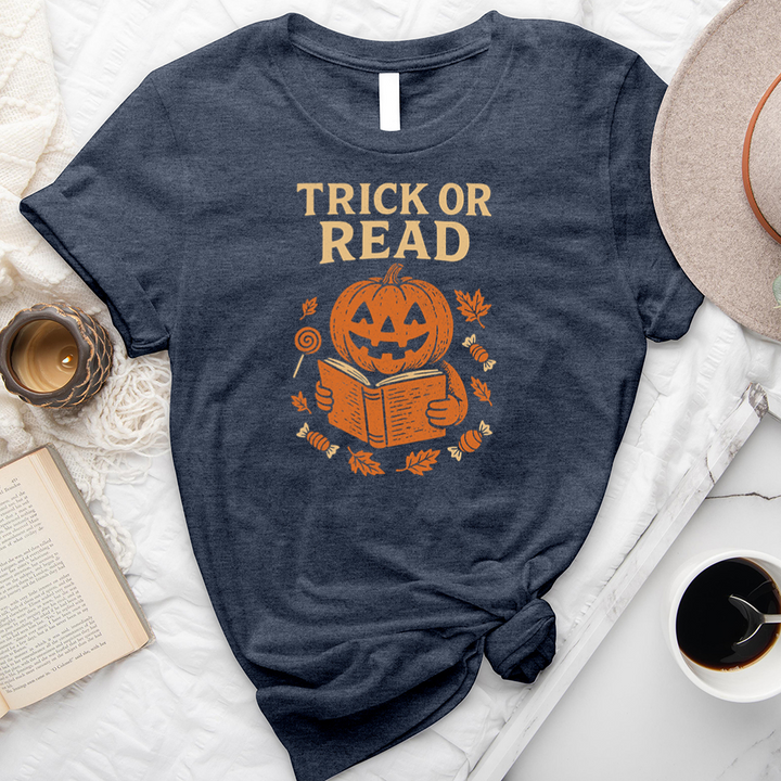 trick or read unisex tee