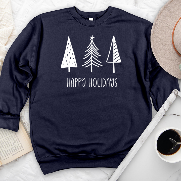 happy holidays premium crewneck sweatshirt