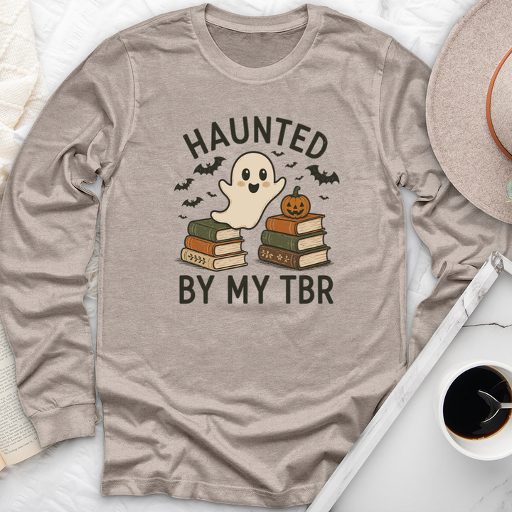 haunted tbr long sleeve unisex tee