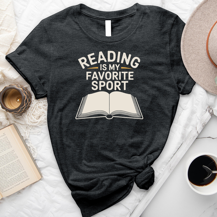reading is my favorite sport unisex tee