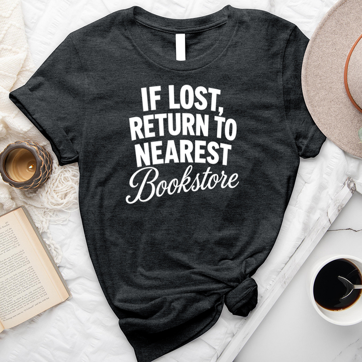 return to bookstore unisex tee