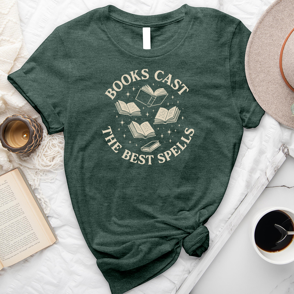 books cast the best spells unisex tee