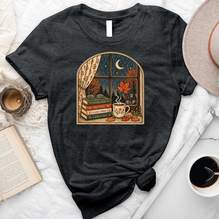 window into fall unisex tee