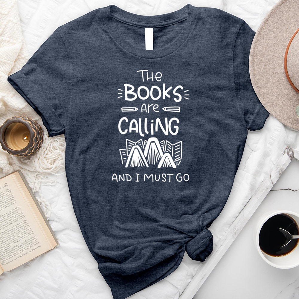 the books are calling unisex tee