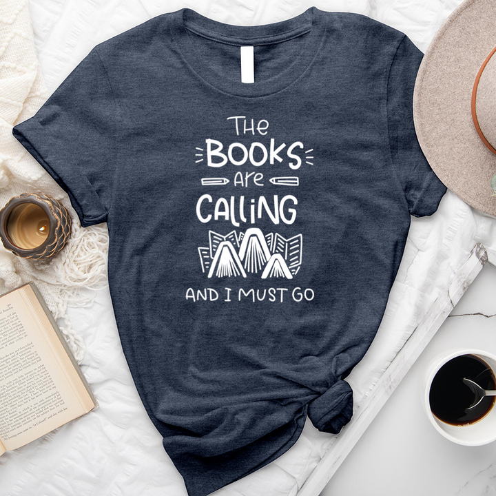 the books are calling unisex tee