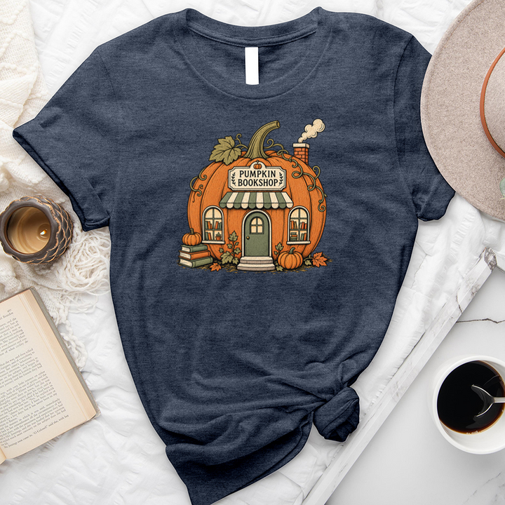 pumpkin bookshop unisex tee