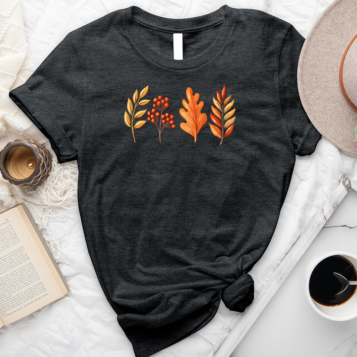 leaf row unisex tee