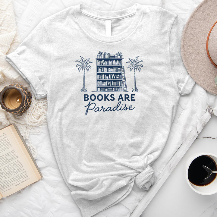 books are paradise unisex tee